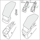 RATI ARMSTER 2 kartámasz CITROEN E-C3 AIRCROSS 2024-  [fekete,vegán bőr]