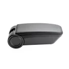 RATI ARMSTER 3 kartámasz ülésre rögzíthető RENAULT CLIO 2013-2020 gyári karfa nélkül, deréktámasz nélkül [fekete,vegán bőr,usb]