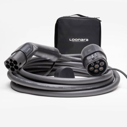 Loonara  EV töltőkábel type2 11kW 5m