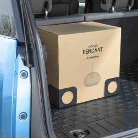 RATI NOOK - csomagrögzítő rendszer [fekete, reciklált]